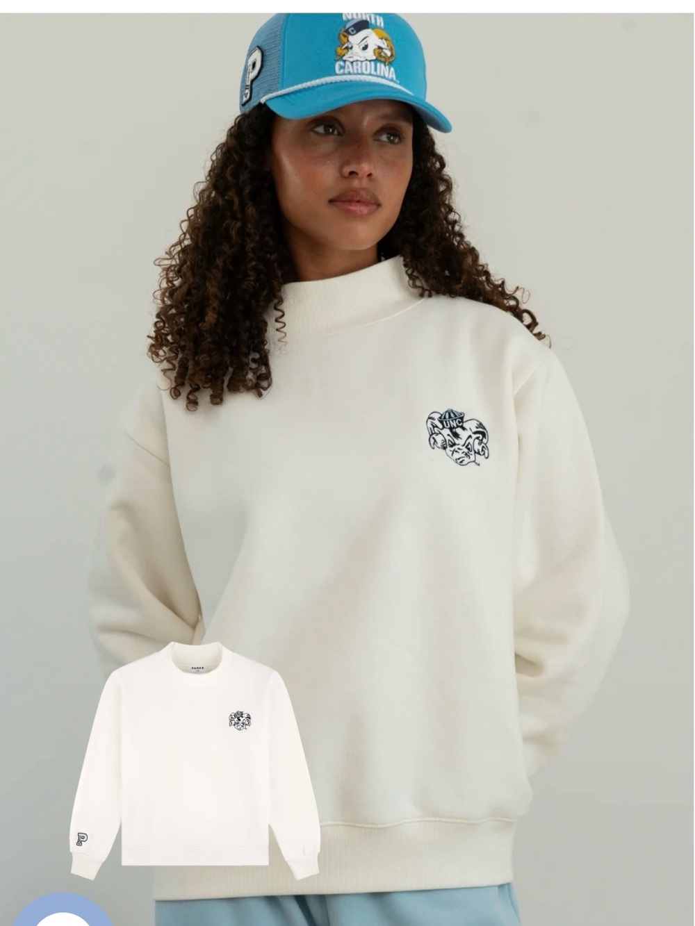 PARKE x 47 UNC North Carolina Mockneck SOLD OUT Brand New